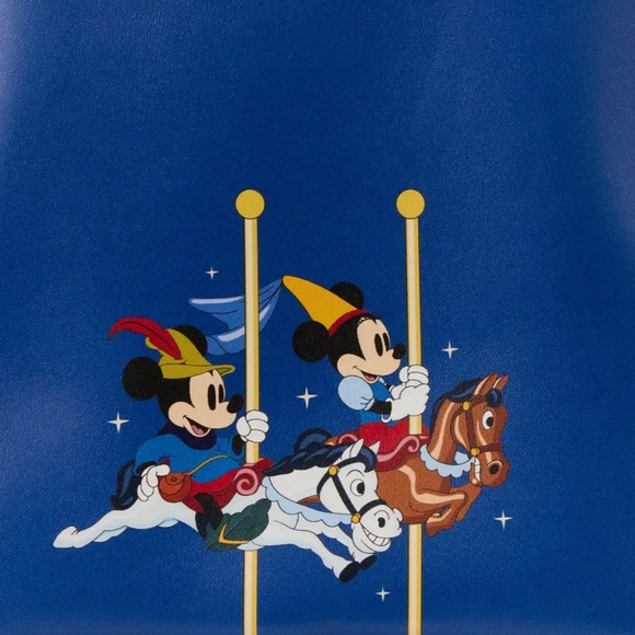 Loungefly Disney Brave Little Tailor Mickey and Minnie Mouse Mini Backpack main image 7